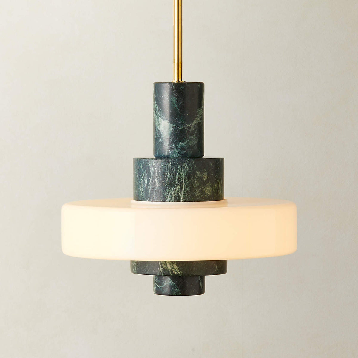 Mercury hanglamp met groen marmer