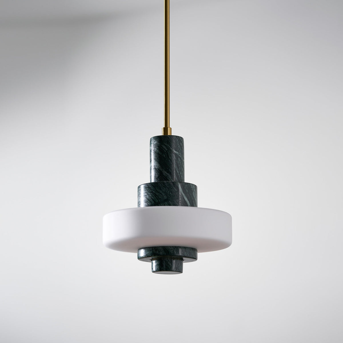 Mercury hanglamp met groen marmer