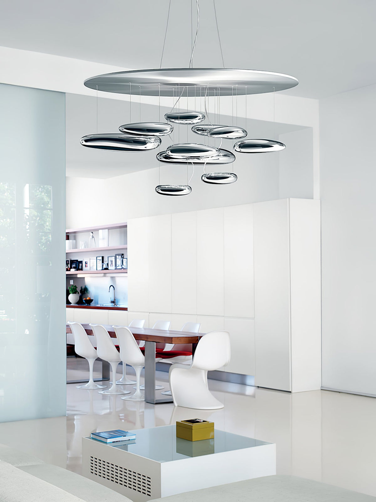 Feririan plafondlamp aluminium kiezels