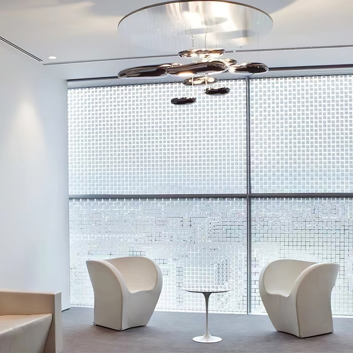 Feririan plafondlamp aluminium kiezels