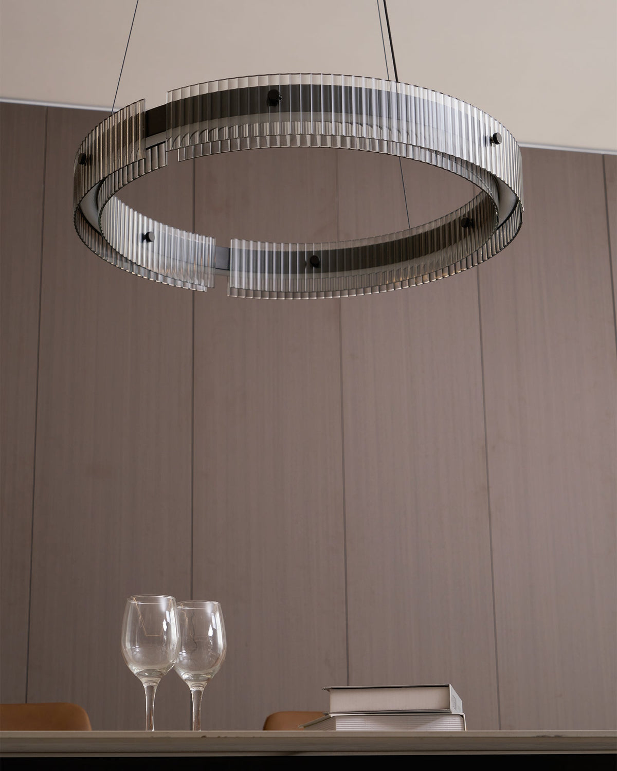 Veliviel Kroonluchter Ring Minimalistisch LED