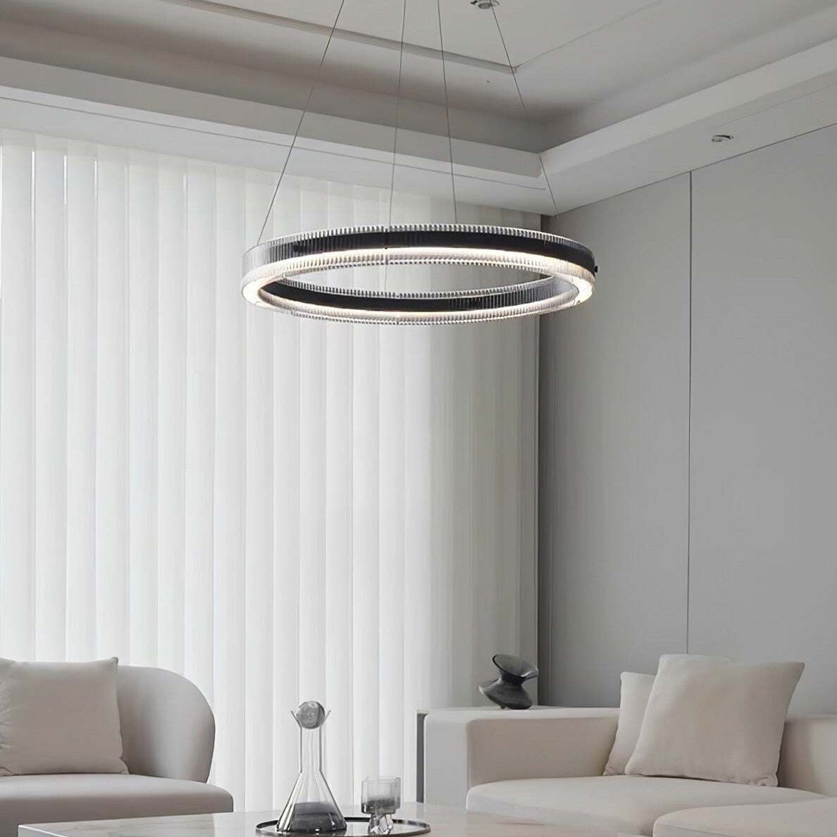 Veliviel Kroonluchter Ring Minimalistisch LED