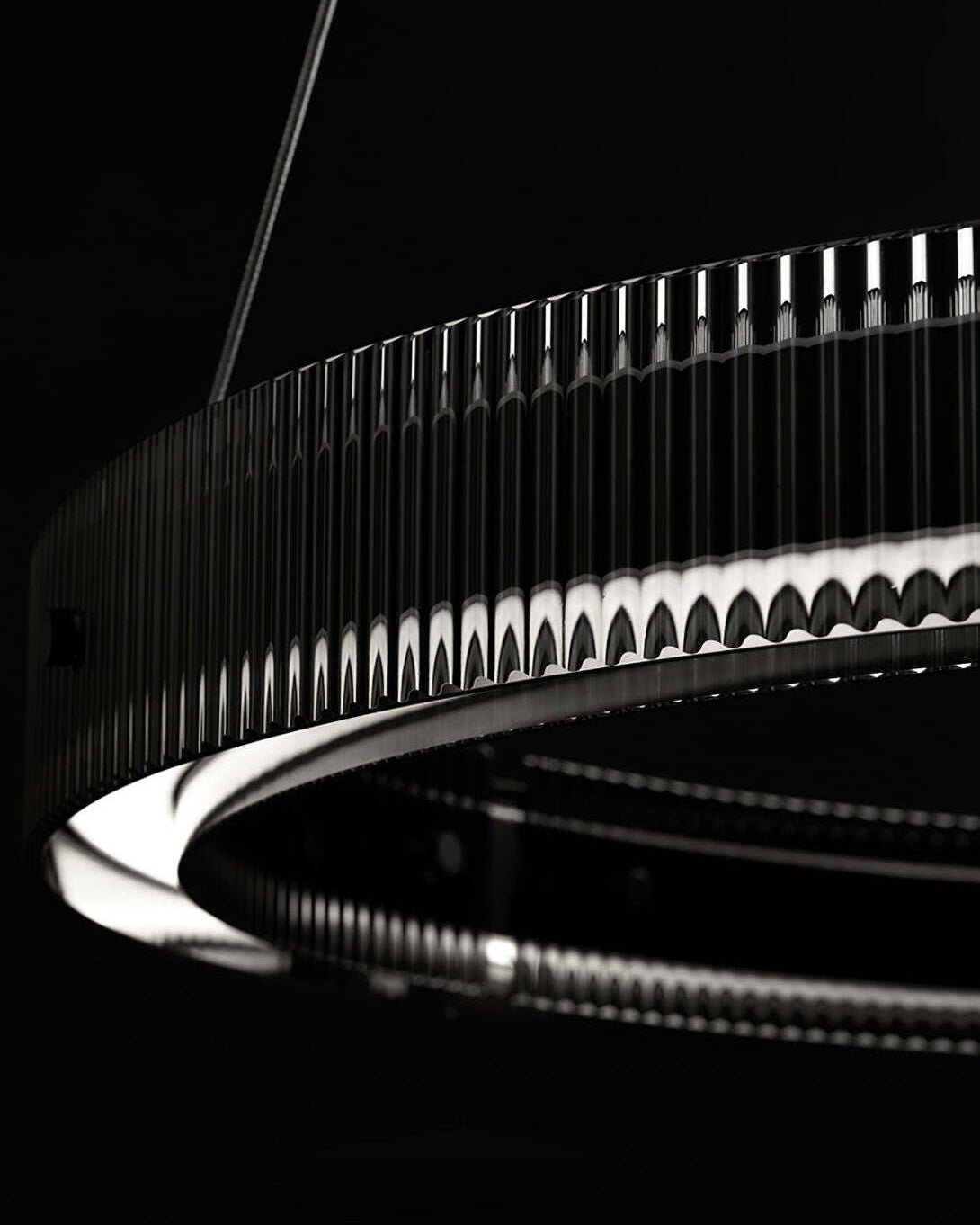 Veliviel Kroonluchter Ring Minimalistisch LED