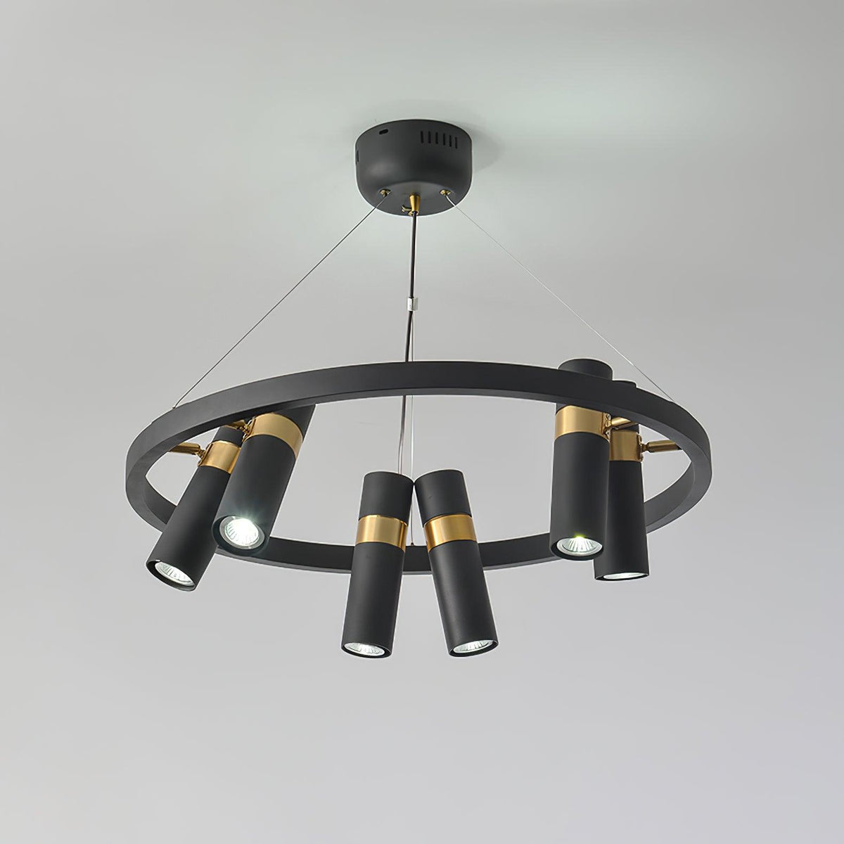 Celenora Industriële kroonluchter van acryl