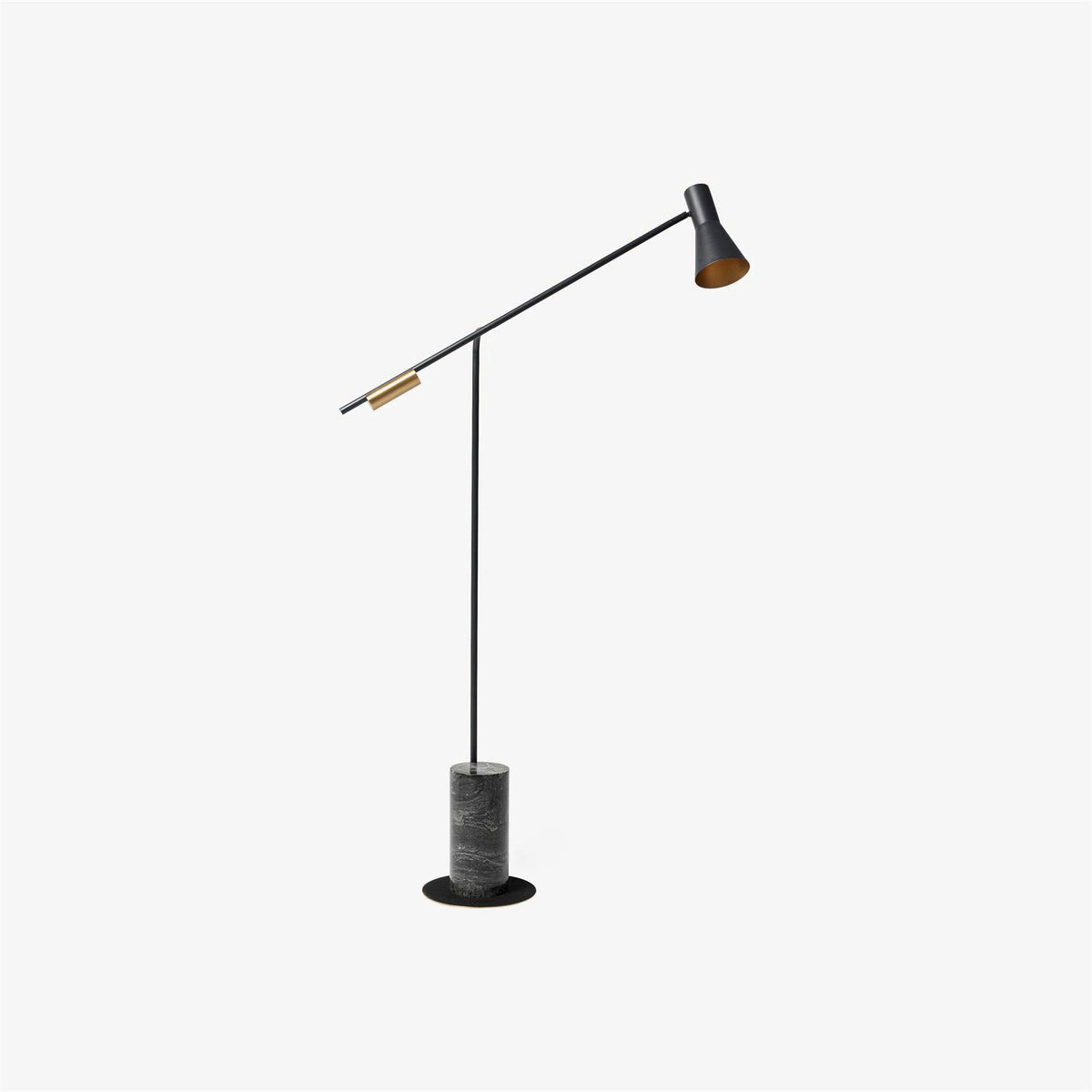 Vosolil vloerlamp in industriële stijl