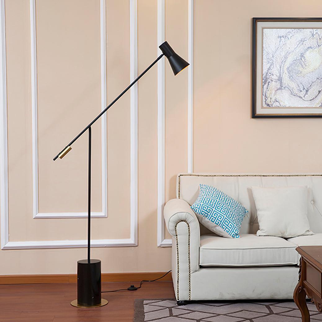 Vosolil vloerlamp in industriële stijl