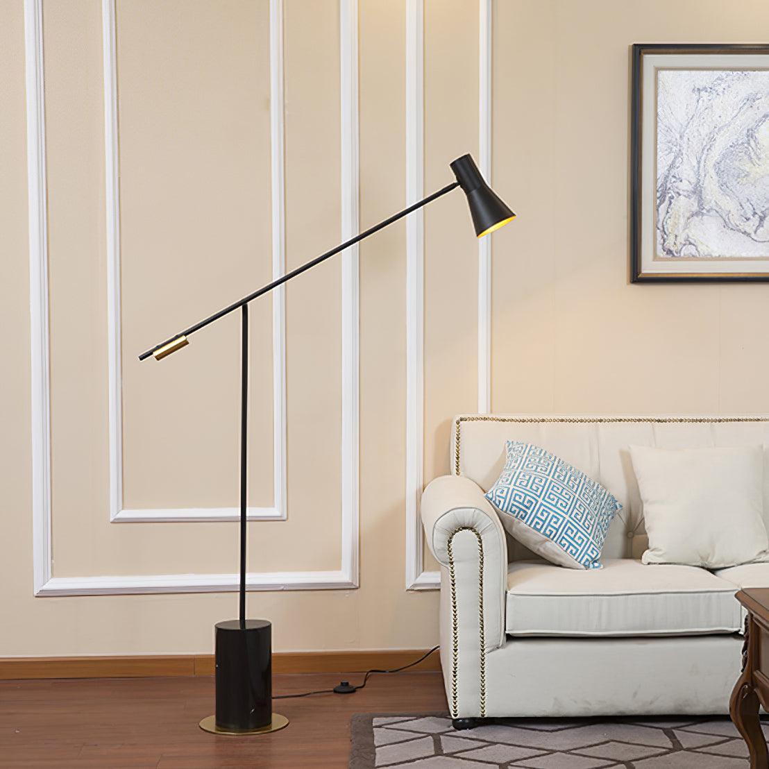 Vosolil vloerlamp in industriële stijl