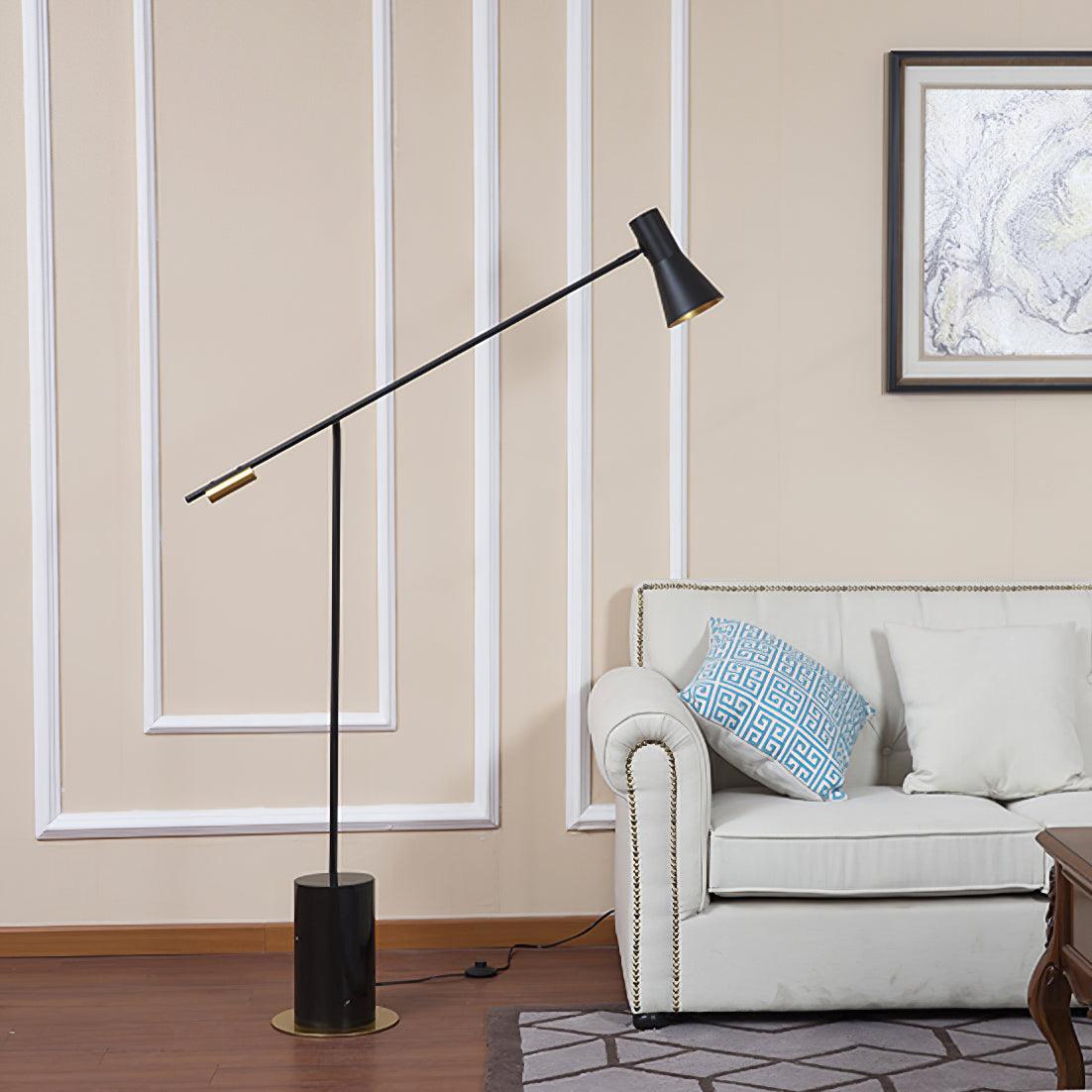 Vosolil vloerlamp in industriële stijl