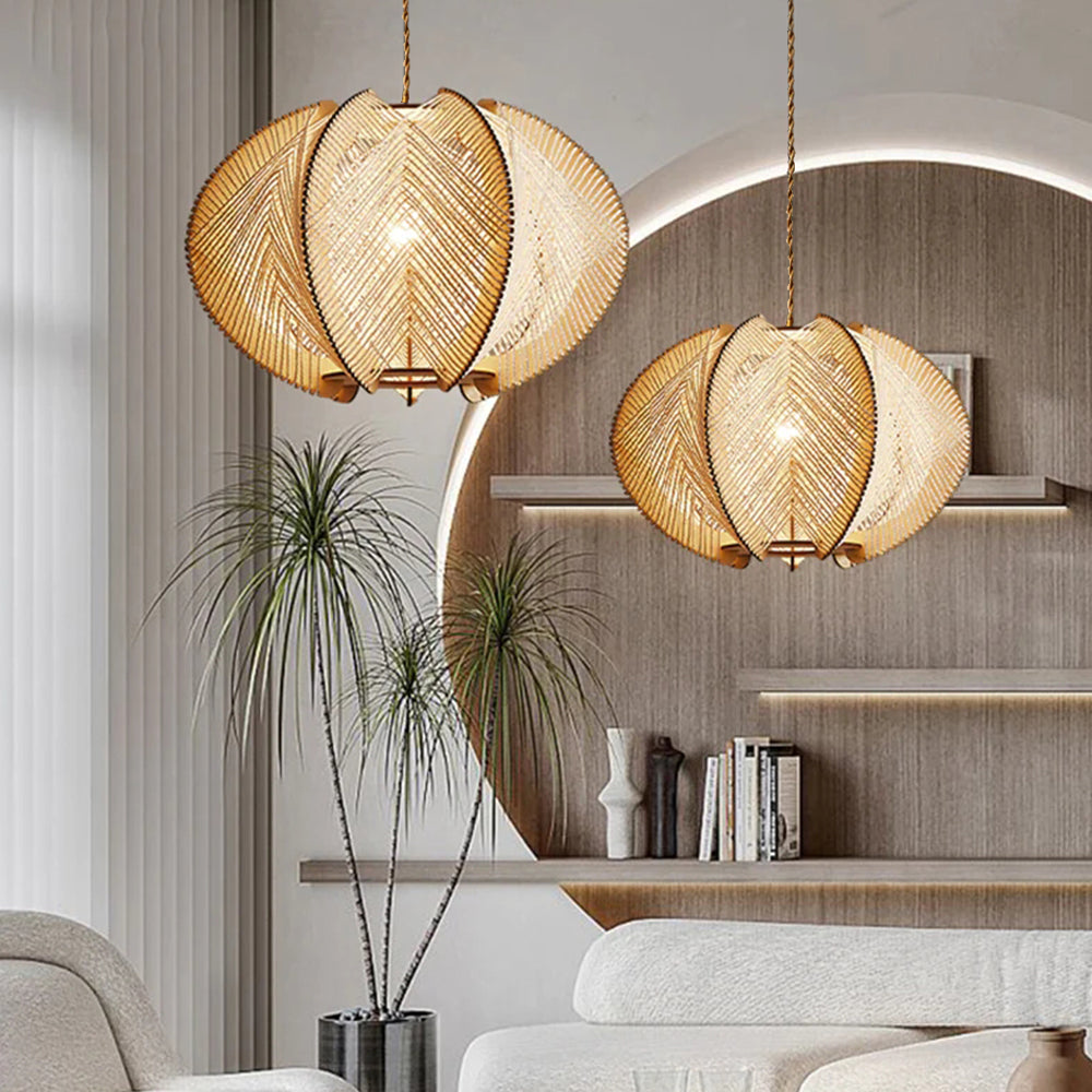 Muto Retro Rond LED Hanglampen Touw Eetkamer Woonkamer