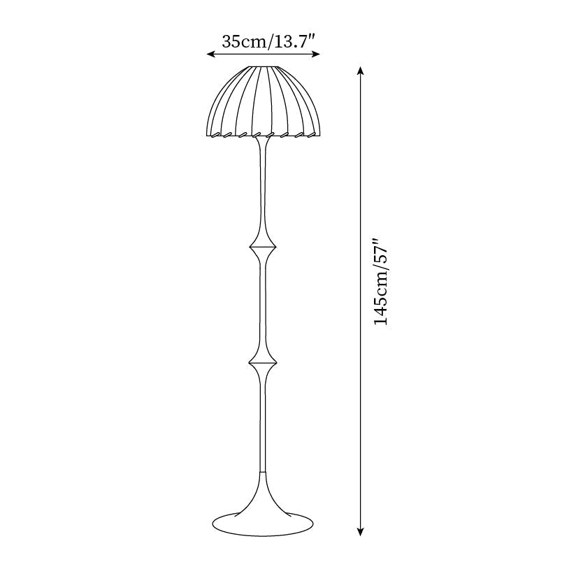 Genomia vloerlamp