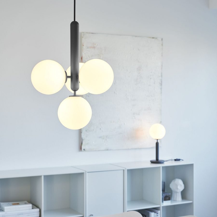 Valentina Moderne Bubble Hanglampen Metaal Glas Eetkamer