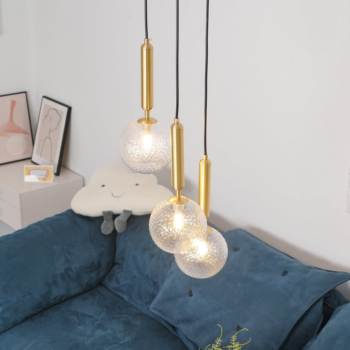 Aurelion Industriële hanglamp van messing