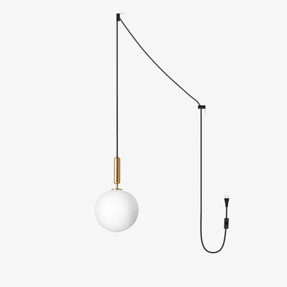 Teloza messing industriële hanglamp