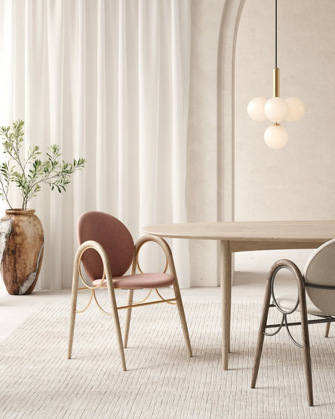 Aurelion Industriële hanglamp van messing