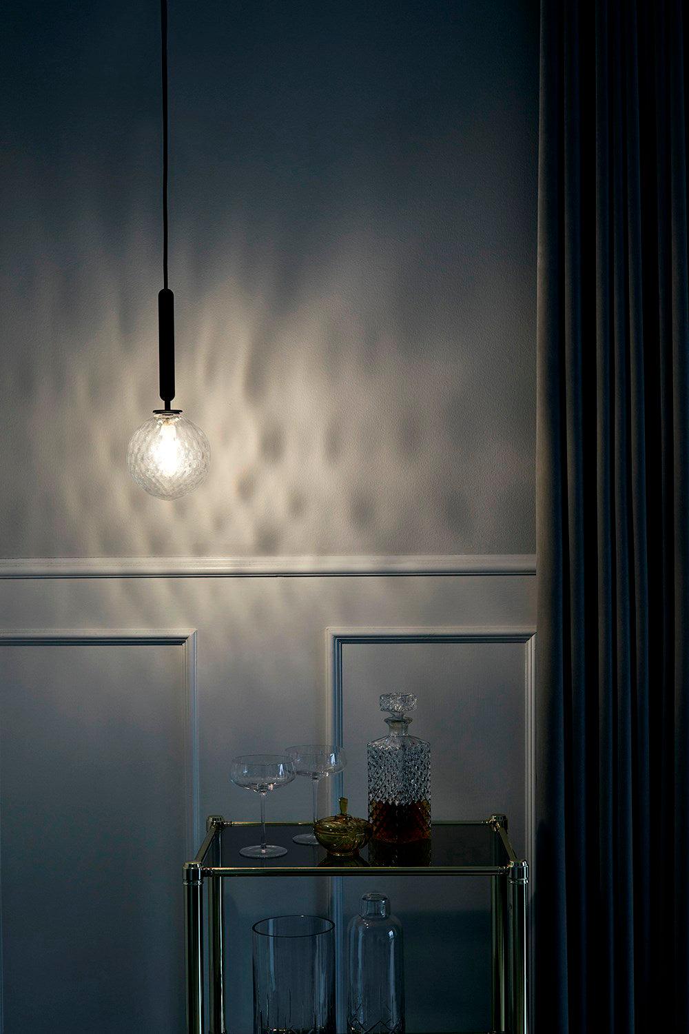 Lioraraya hanglamp met klassieke industriële stijl in glas