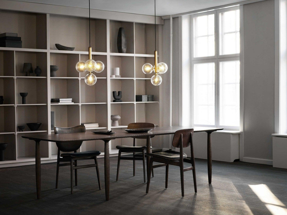 Lioraraya hanglamp met klassieke industriële stijl in glas