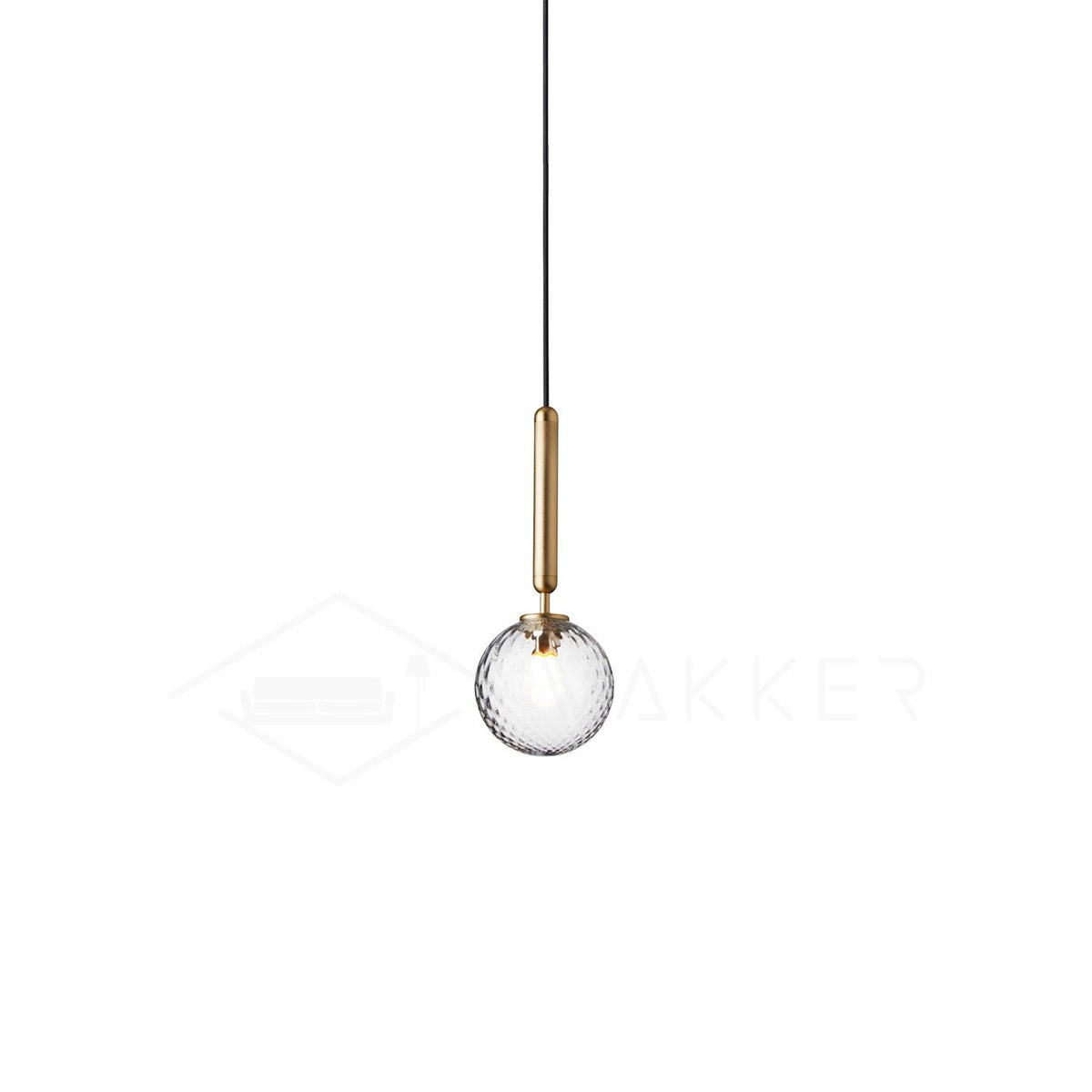 Teloza messing industriële hanglamp