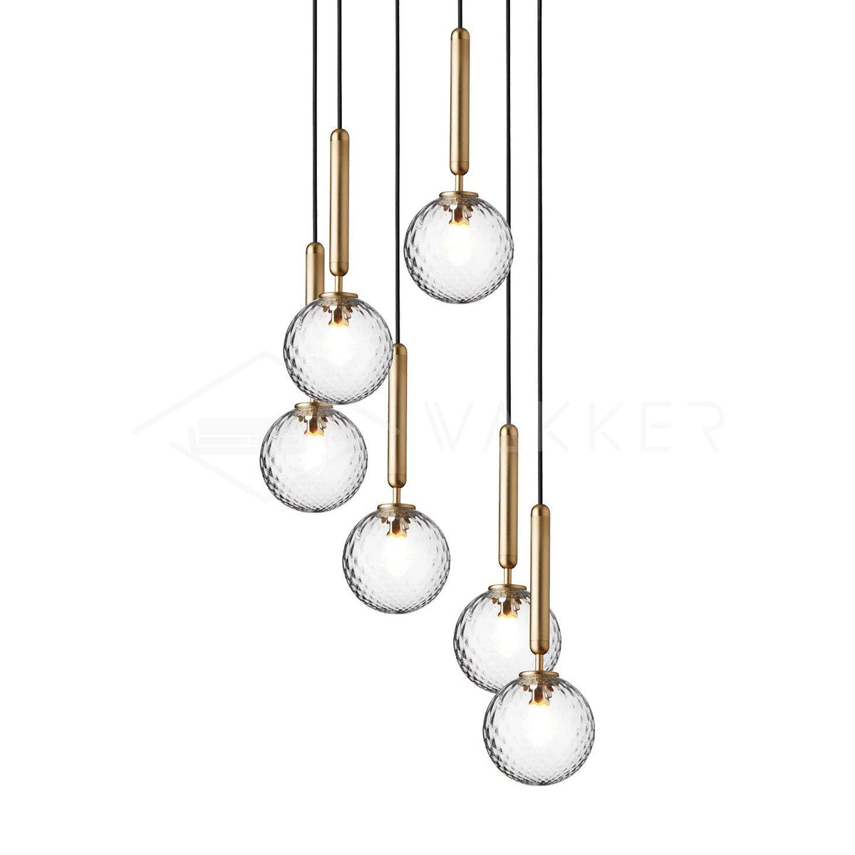 Aurelion Industriële hanglamp van messing