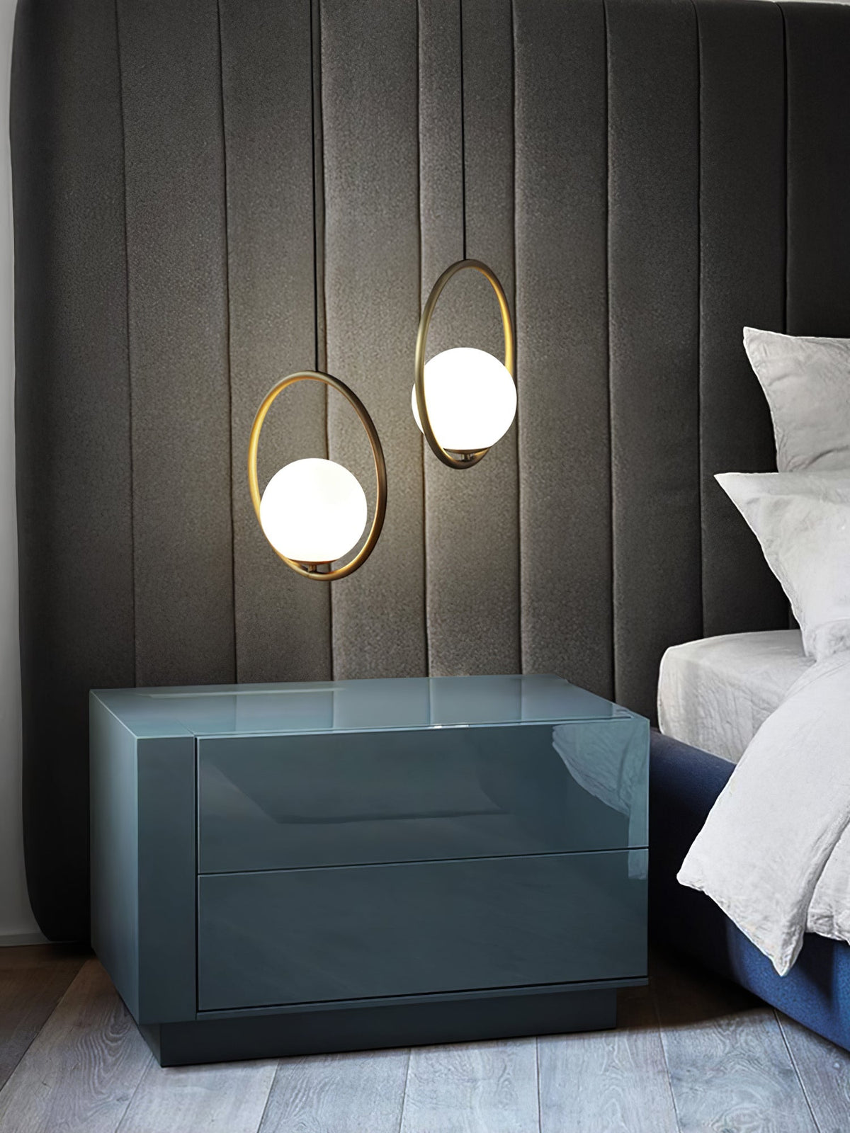 Caselora Moderne hanglamp van messing