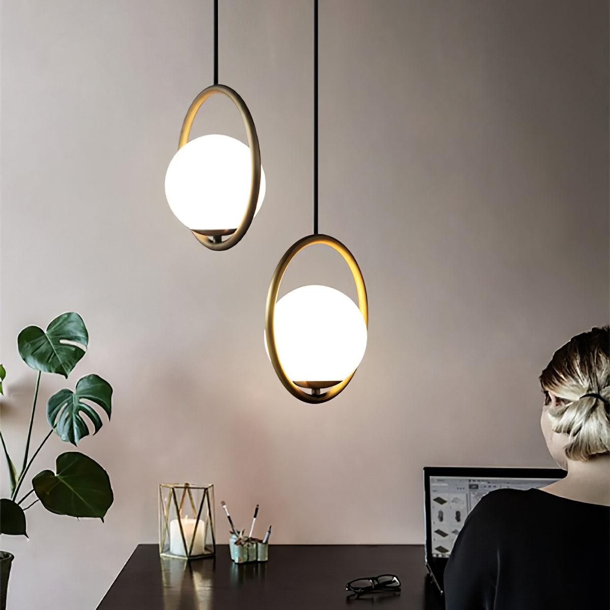 Sorveth Moderne hanglamp van messing