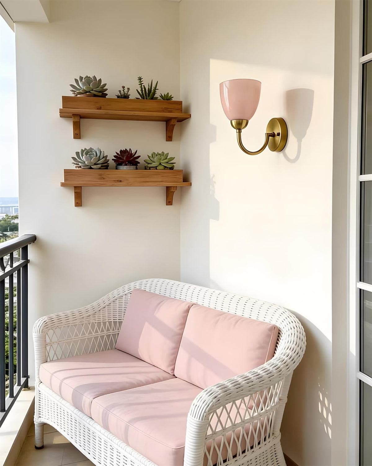 Teriarette wandlamp