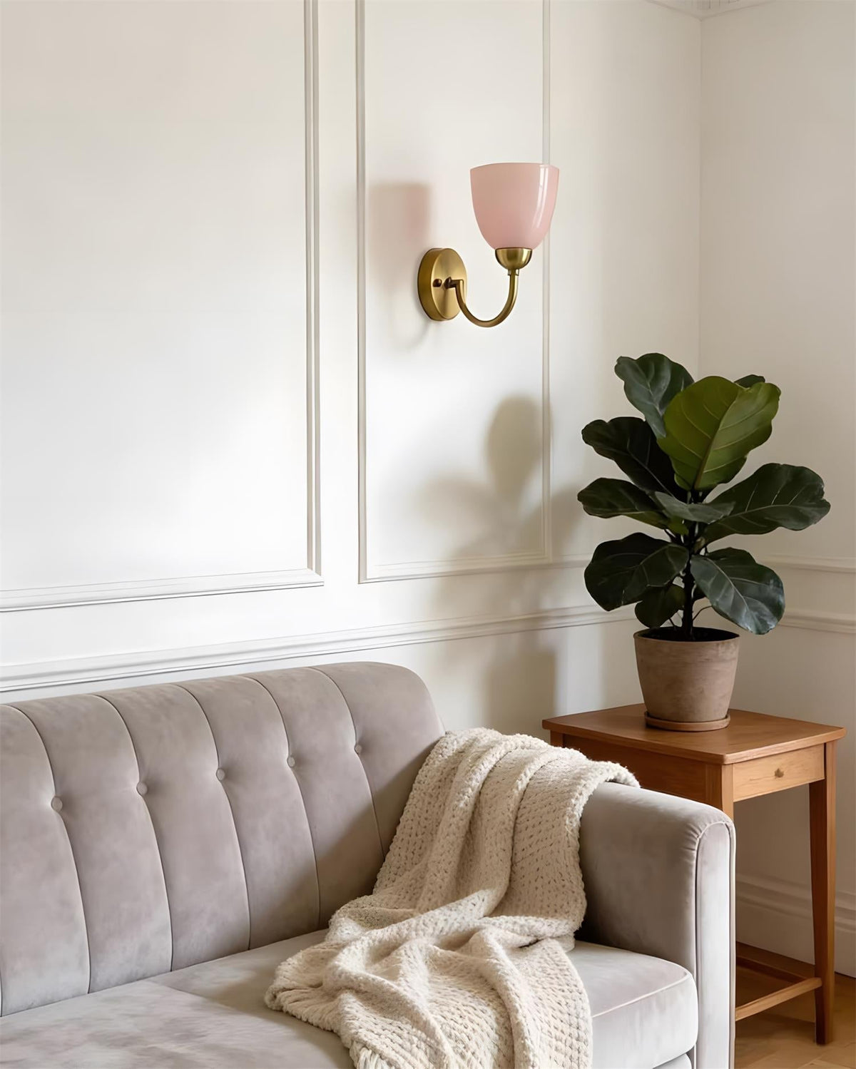 Teriarette wandlamp