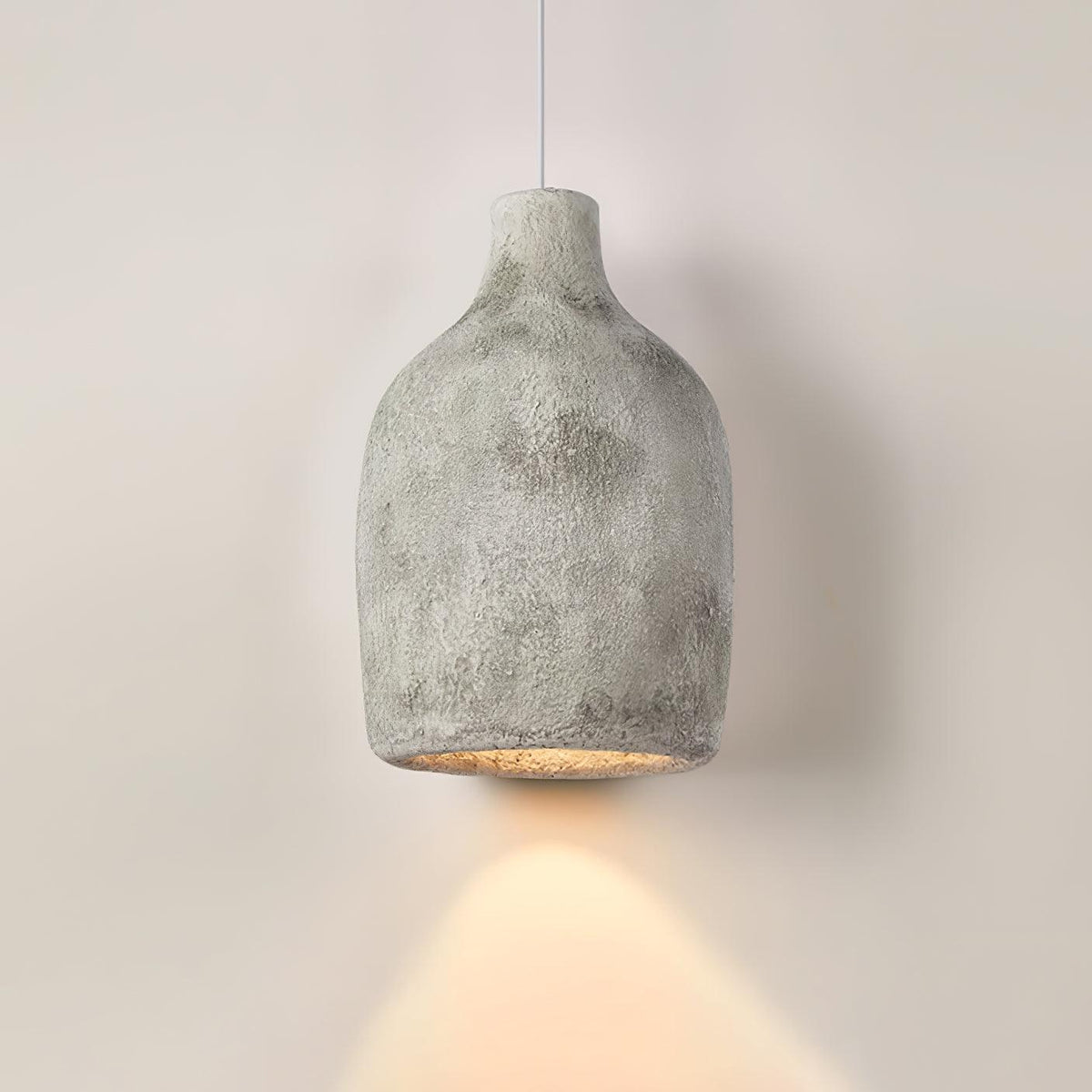 Avenelelia industriële artistieke hanglamp in grijs en bruin