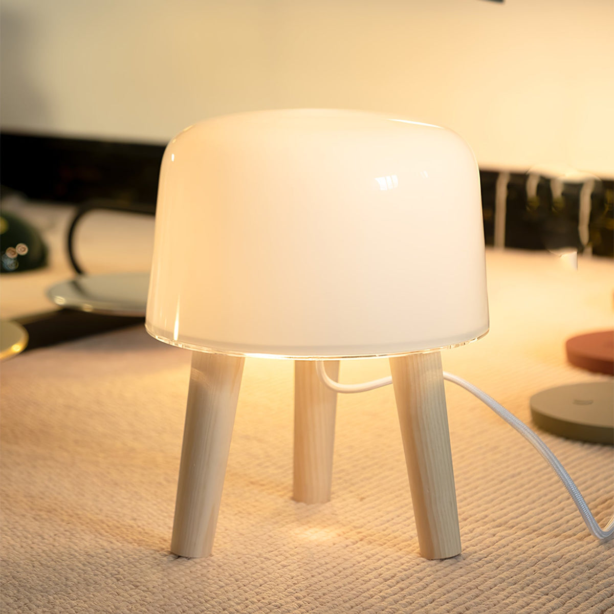 GlowPod houten tafellamp