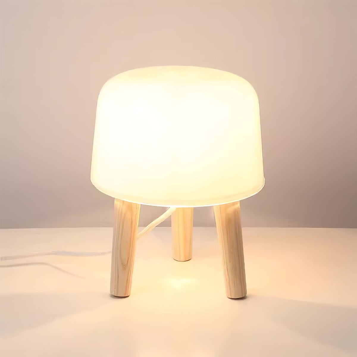 GlowPod houten tafellamp