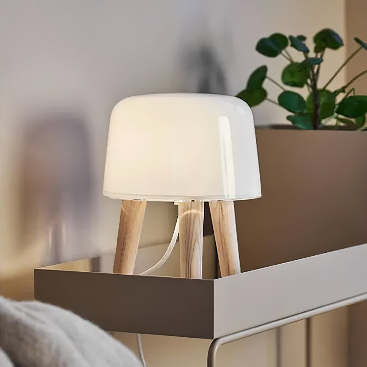 GlowPod houten tafellamp