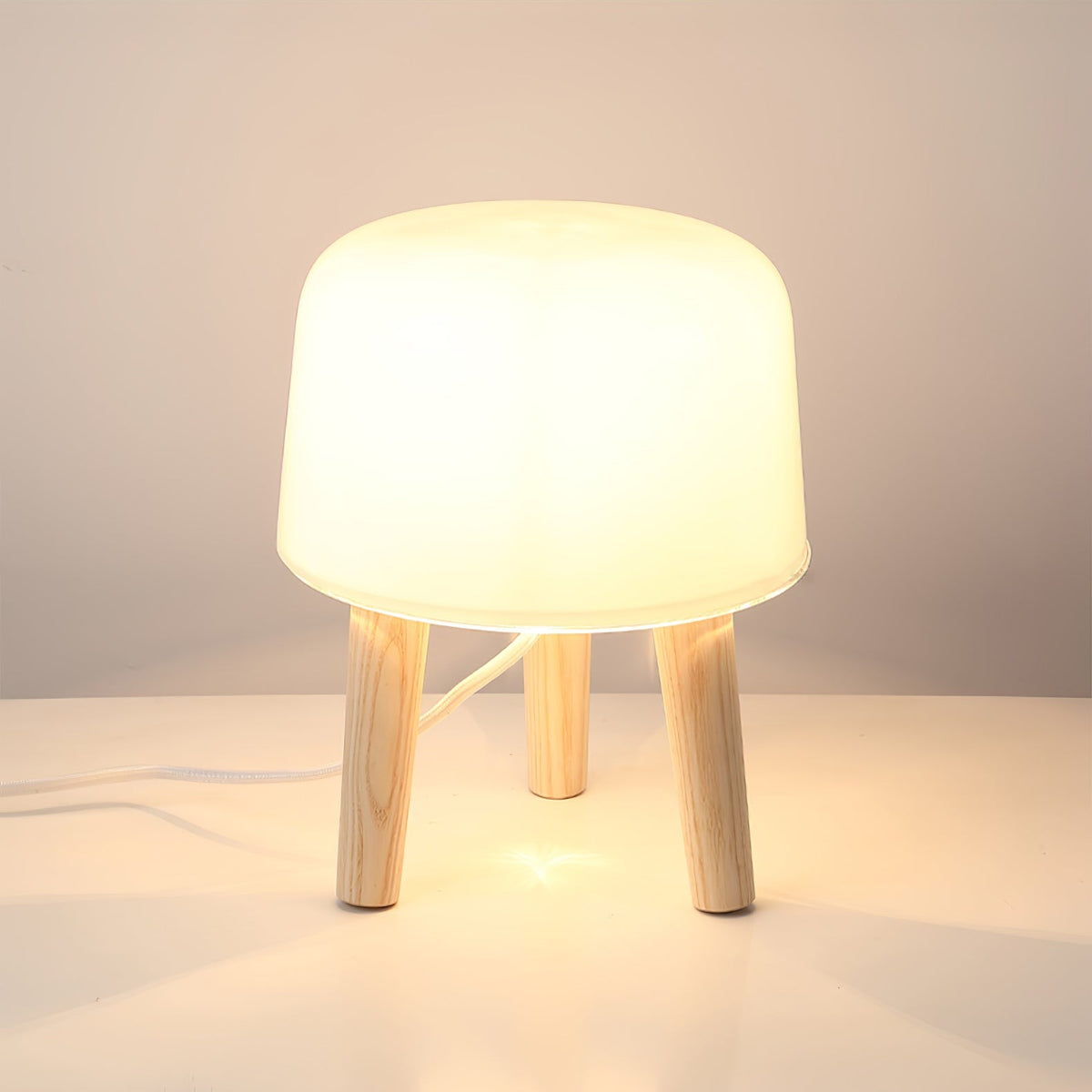 GlowPod houten tafellamp