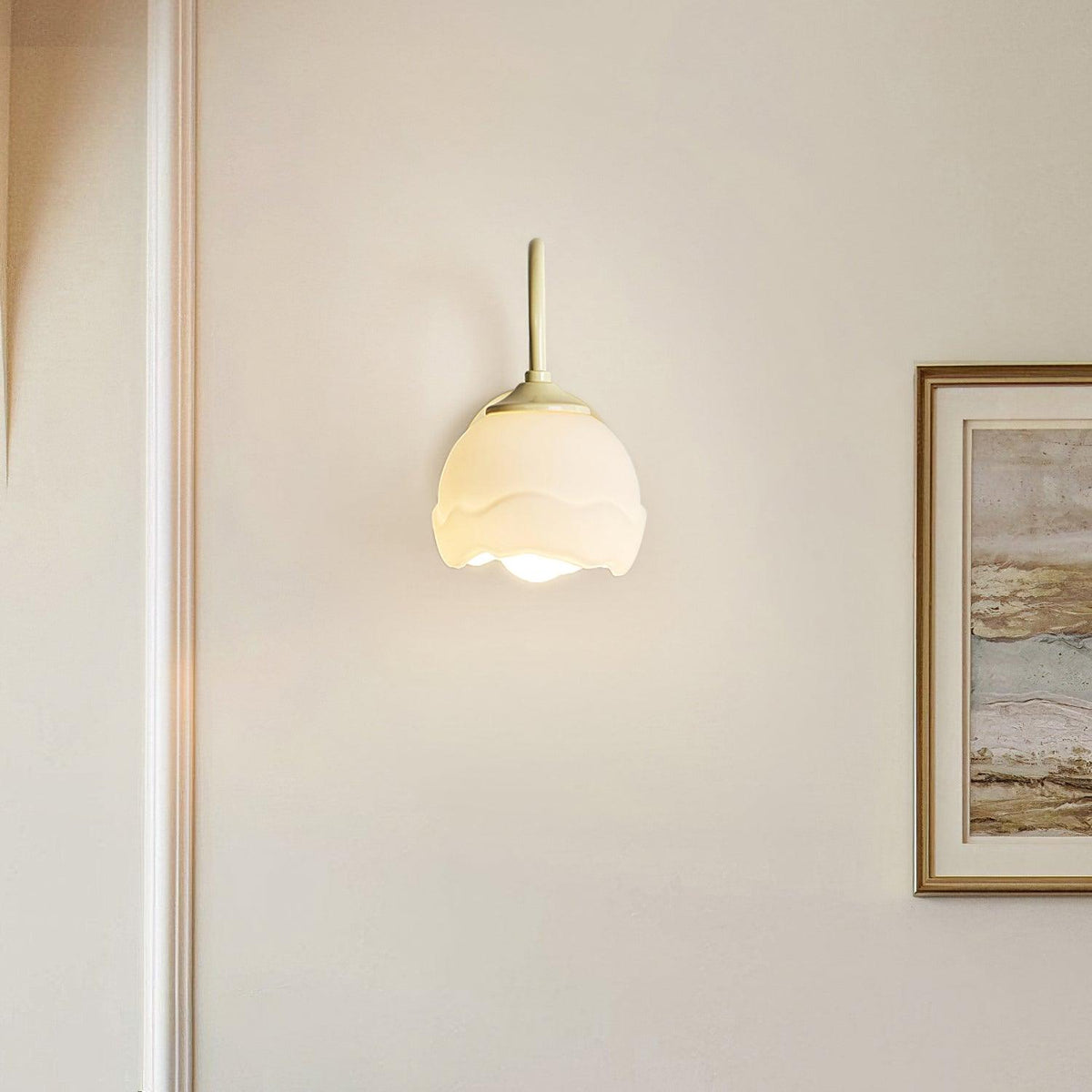 Velorenne elegante wandlamp van glas