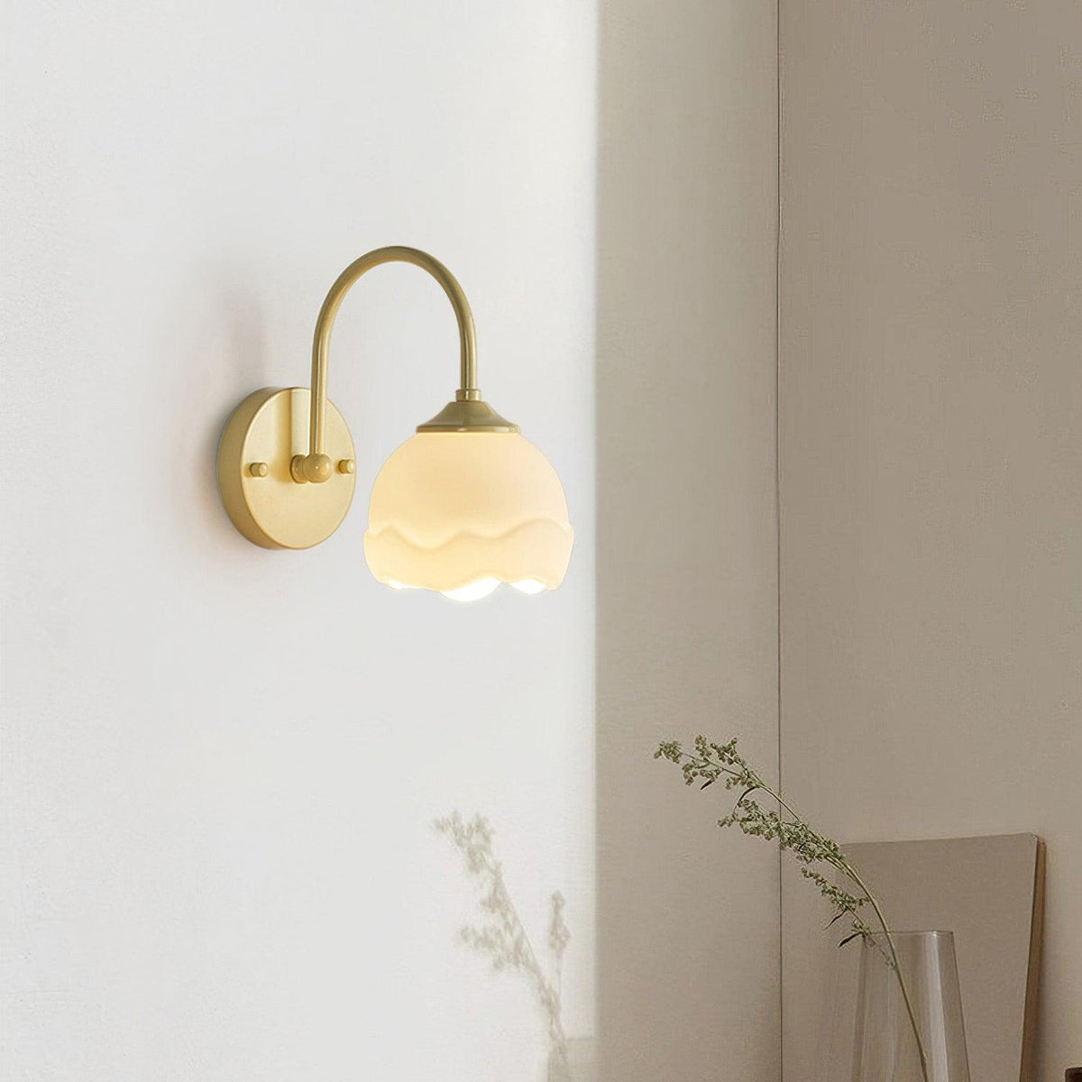Velorenne elegante wandlamp van glas
