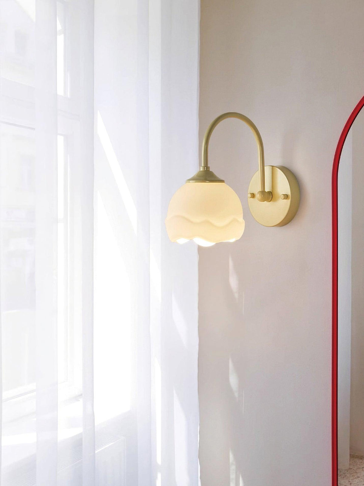 Velorenne elegante wandlamp van glas
