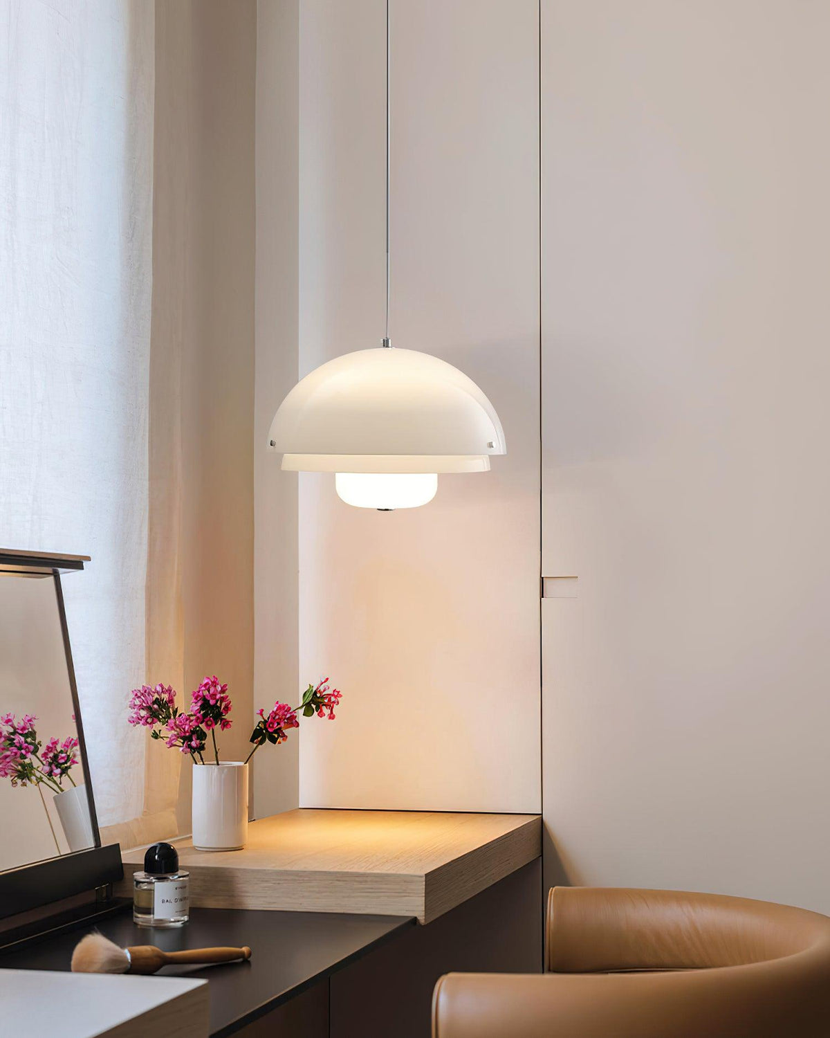 Velisena Unieke witte glazen hanglamp