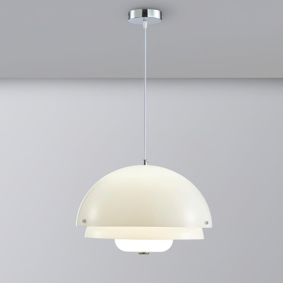 Velisena Unieke witte glazen hanglamp