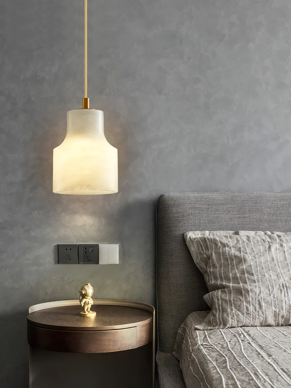 Ozawa Modern Ronde Metaal Hars Hanglampen Slaapkamer Eetkamer