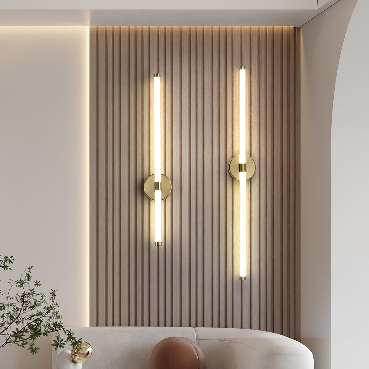 Orelalenne klassieke Minimalistische verticale wandlamp