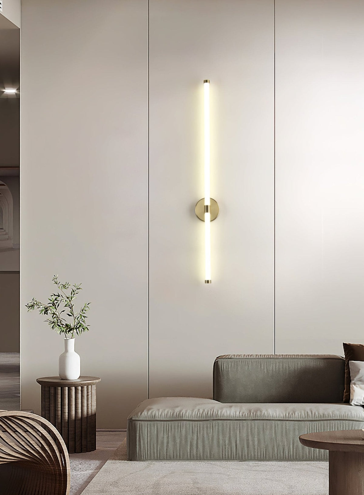 Orelalenne klassieke Minimalistische verticale wandlamp