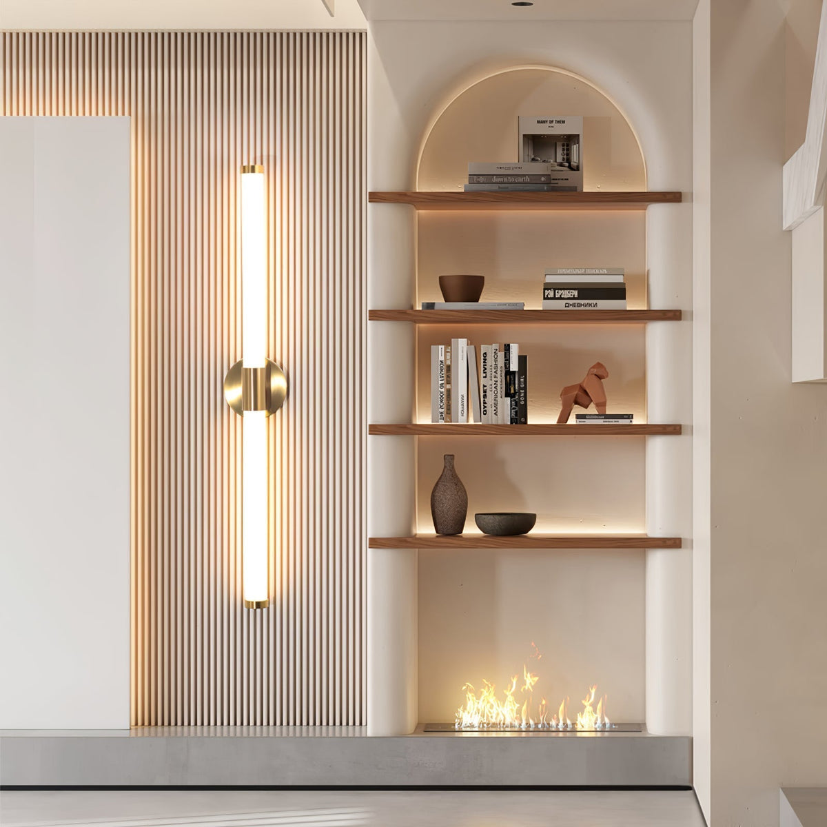Orelalenne klassieke Minimalistische verticale wandlamp