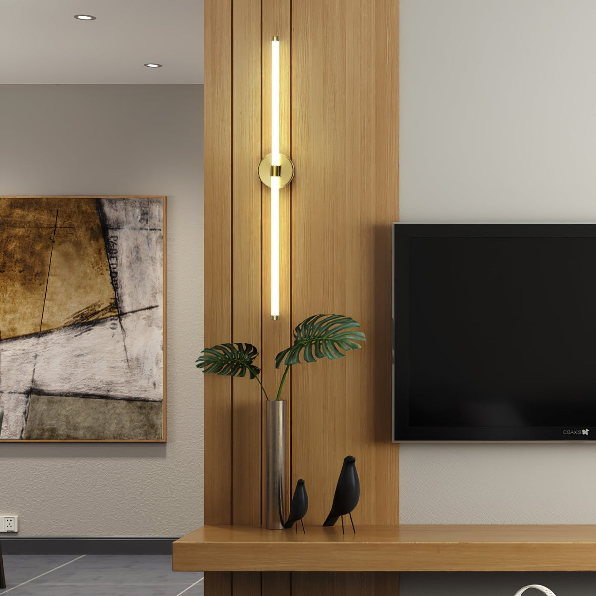 Orelalenne klassieke Minimalistische verticale wandlamp