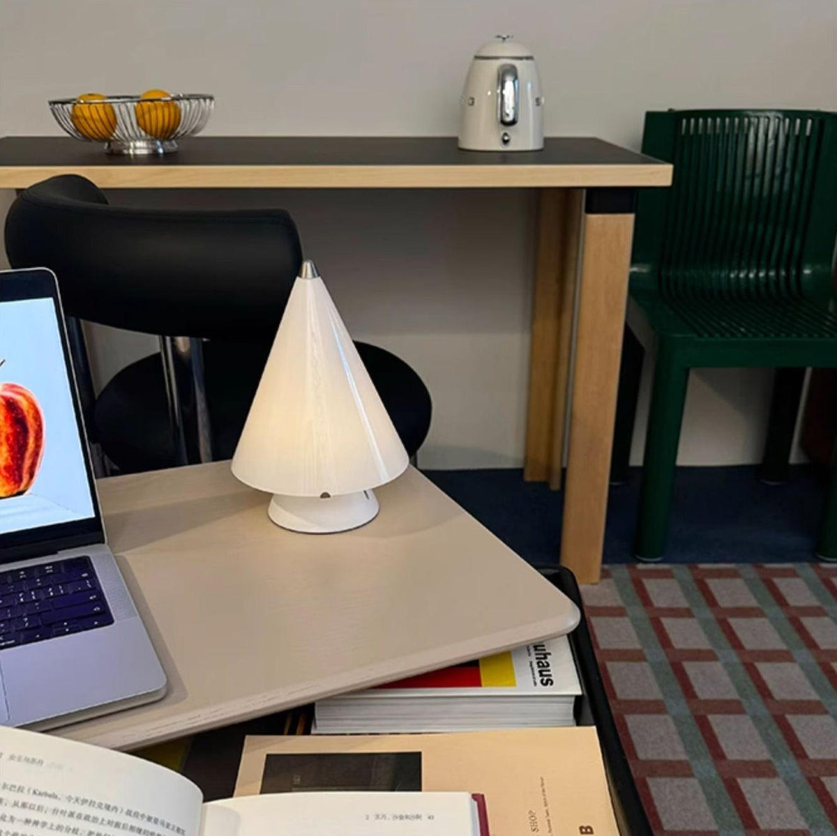 Lrtvin minimalistische tafellamp van glas