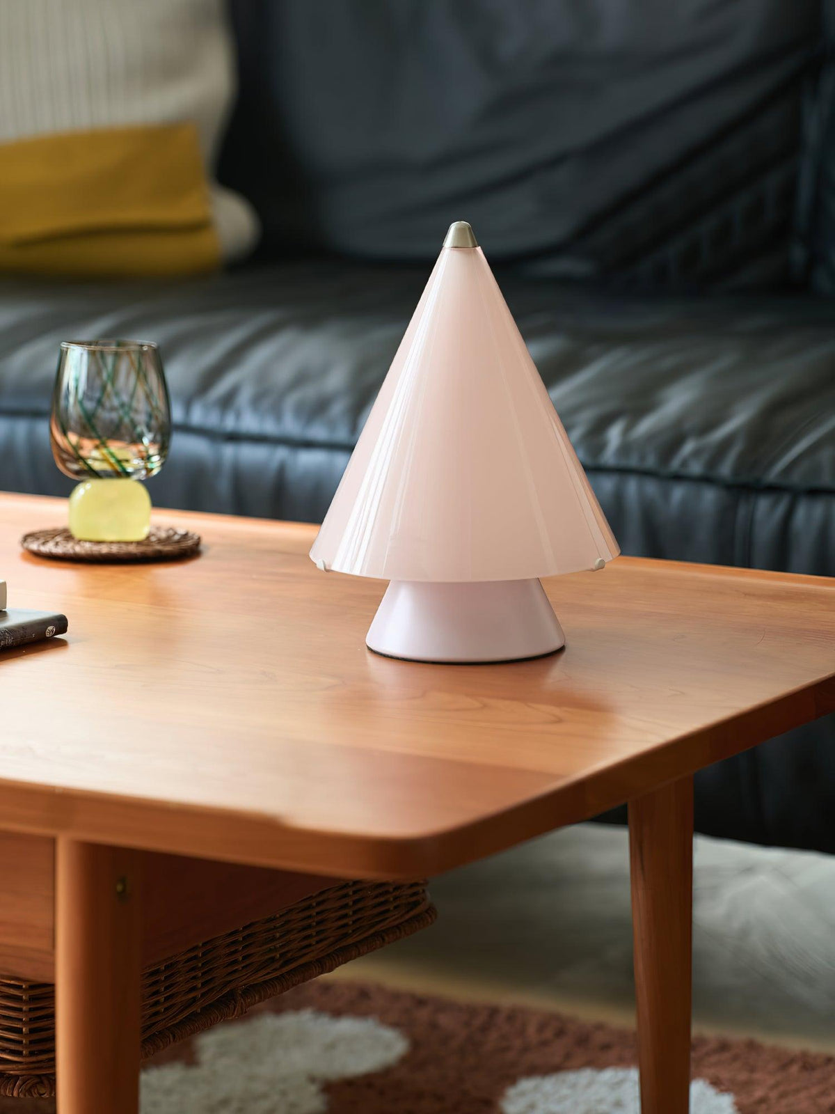 Lrtvin minimalistische tafellamp van glas