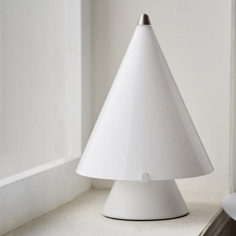 Lrtvin minimalistische tafellamp van glas