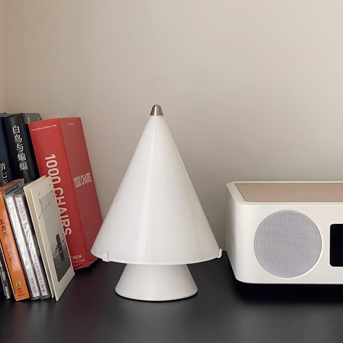 Lrtvin minimalistische tafellamp van glas