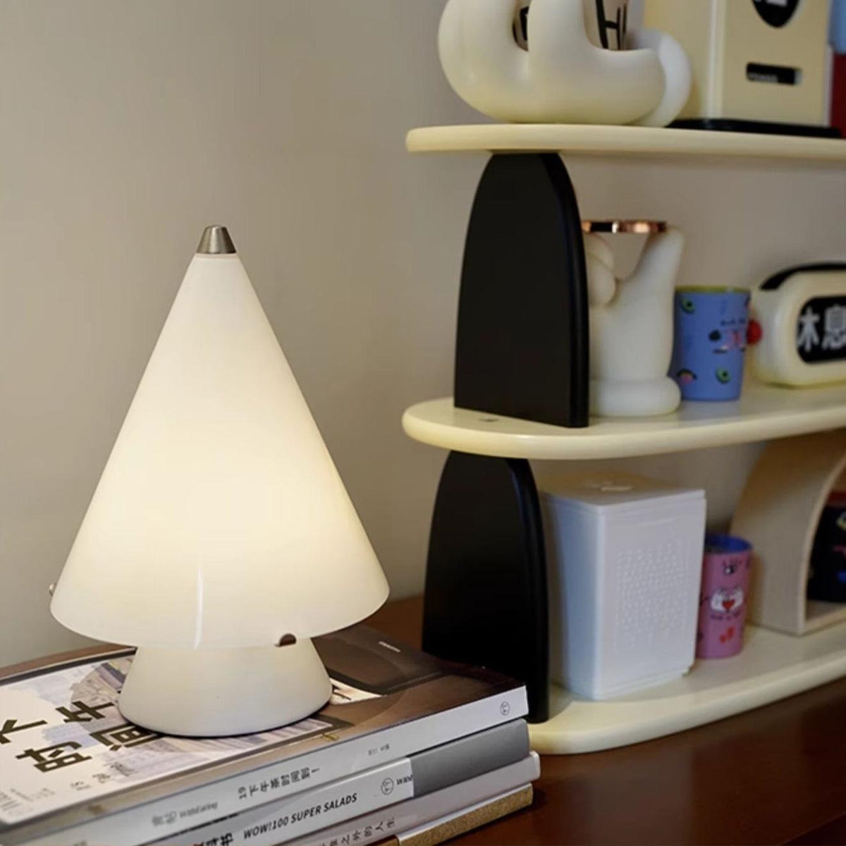 Lrtvin minimalistische tafellamp van glas
