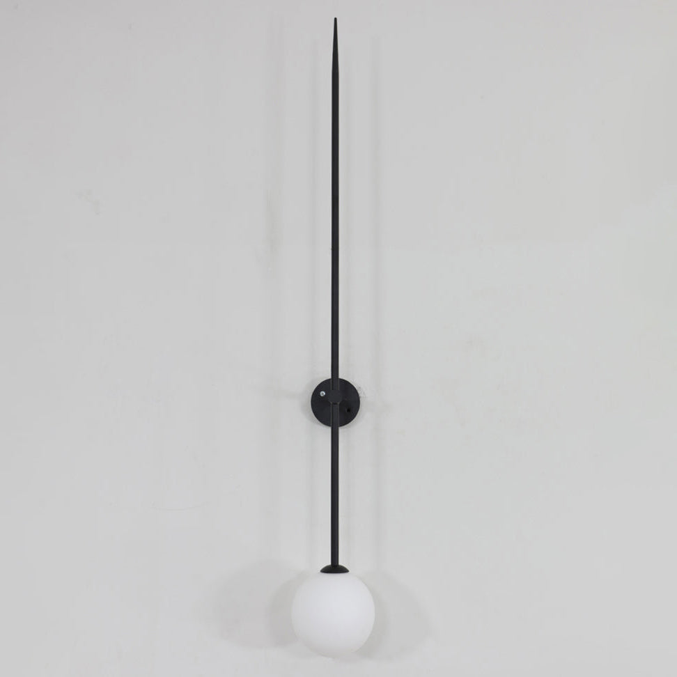 Veluelle Moderne minimalistische wandlamp met mobiele glaskogel