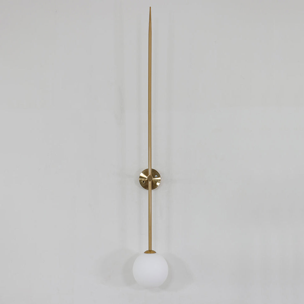 Veluelle Moderne minimalistische wandlamp met mobiele glaskogel