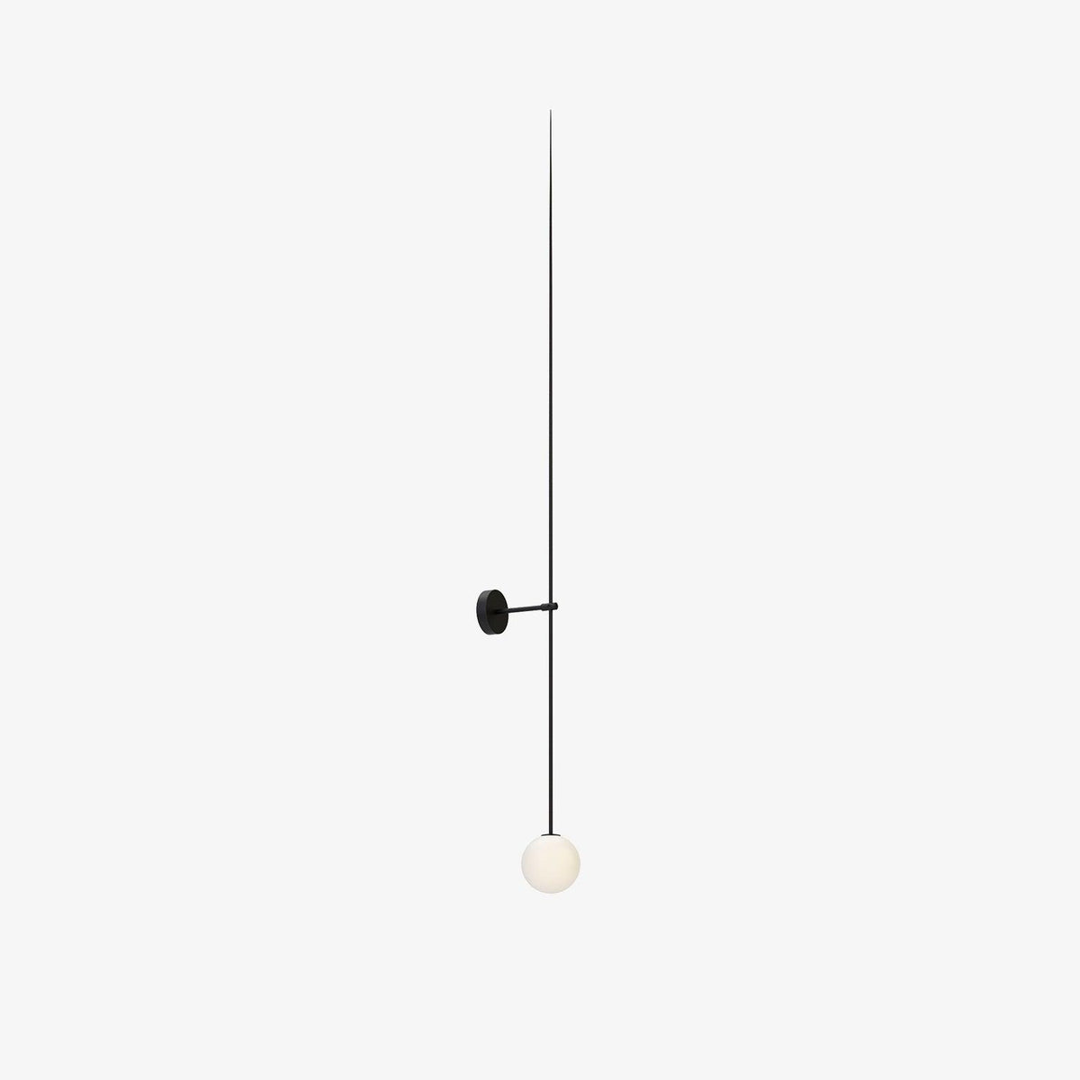 Veluelle Moderne minimalistische wandlamp met mobiele glaskogel