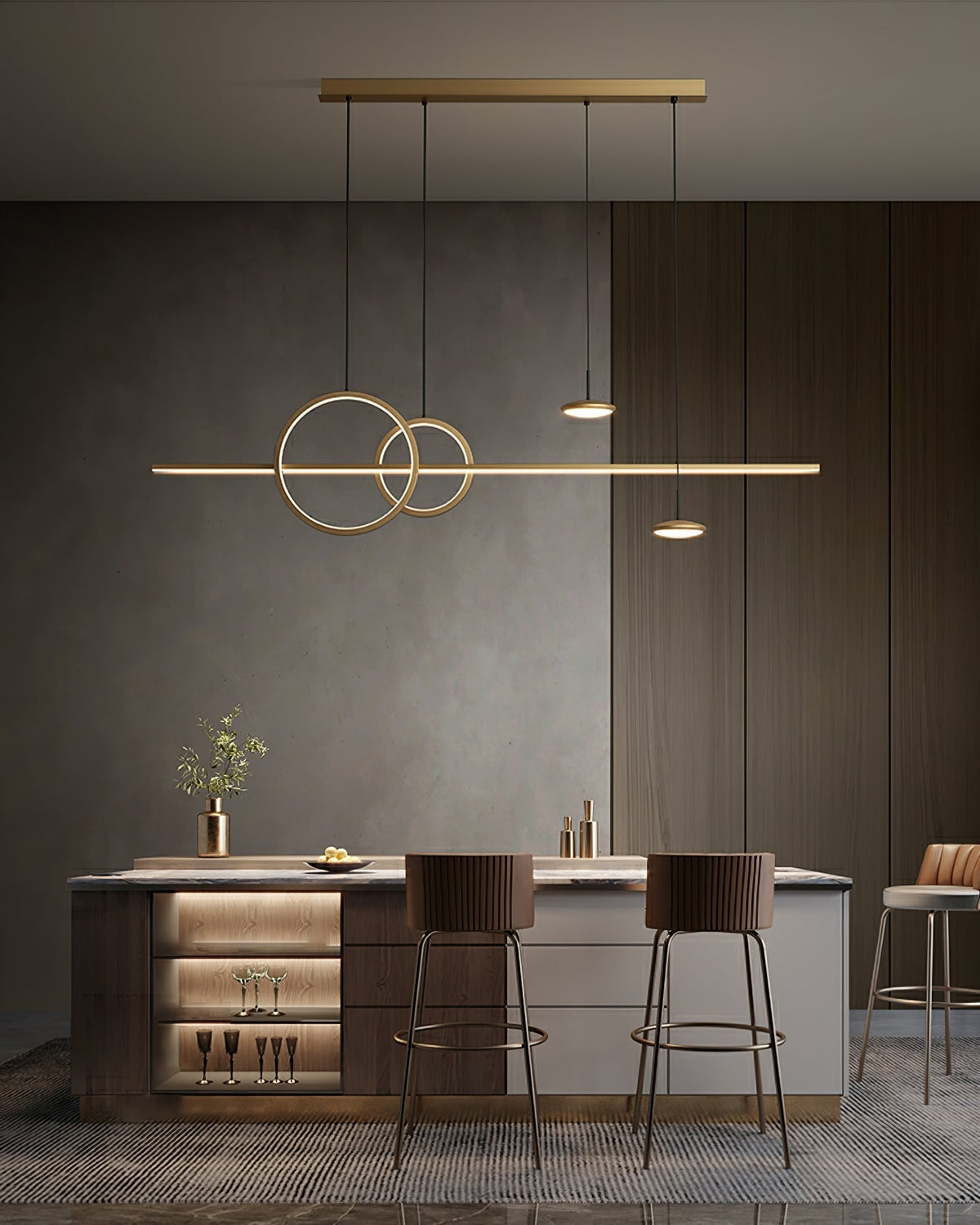 Tildas hanglamp geometrische ring minimalistisch
